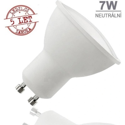Optonica LED žárovka 7W 12xSMD2835 GU10 500lm NEUTRÁLNÍ BÍLÁ