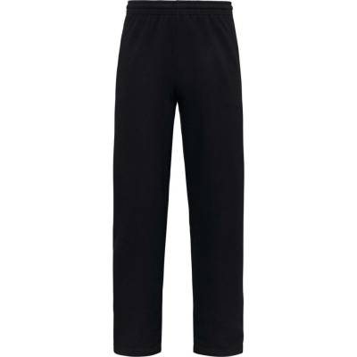 Fruit of the Loom tepláky Iconic 250 Open Hem Jog Pants černá