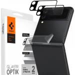 Spigen Външен Протектор и Фолио за Пантата на Samsung Z Flip 3, Spigen Optic Glass 2бр. , Прозрачен (AGL03155)