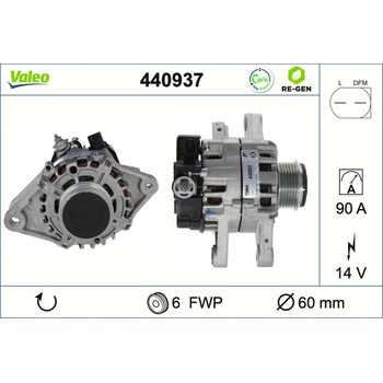 Alternátor VALEO 440937
