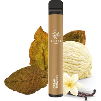 Elf Bar 600 Cream Tobacco 20 mg 600 pothnut od 159 K - Heureka.cz