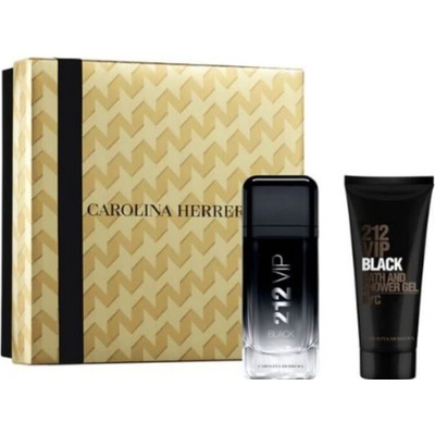 Carolina Herrera 212 Vip Black Gift Set EDP 100 ml + Shower Gel 100 ml за мъже