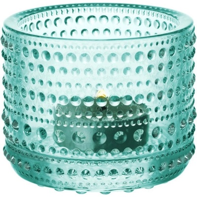 Iittala Svícen na čajovou svíčku Kastehelmi, water green