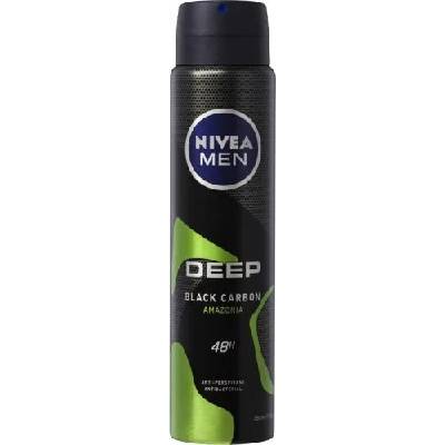 Nivea DEEP Black Carbon Део спрей за мъже 250 мл