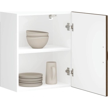 vidaXL Кухненски стенен шкаф Lucca, кафяв дъб, инженерно дърво (853811)