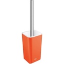 Nimco Eli - Stojánkový WC kartáč, oranžová, chrom/plast EL 3094-20