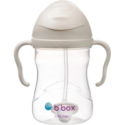 b.box hrnček so slamkou 240 ml béžová