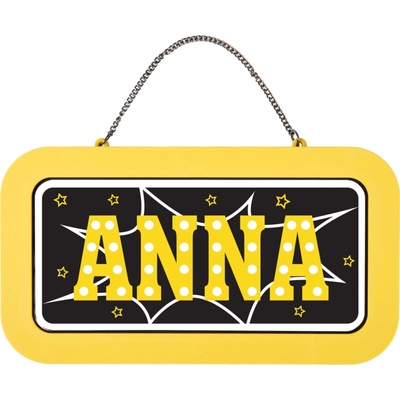 Neonová cedulka se jménem - Anna