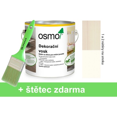 Osmo 3188 Dekorační vosk intenzivní 0,375 l Sníh – Zbozi.Blesk.cz
