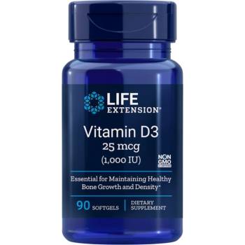 Image 1 of Life Extension Vitamin D3 1000 IU [90 Гел капсули]