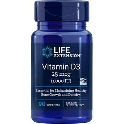 Life Extension Vitamin D3 1000 IU [90 Гел капсули]
