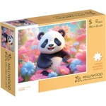 Milliwood Дървен пъзел Milliwood, Yuppie Cutie, 70 части - Панда (S-Panda-5055) - bright-toys