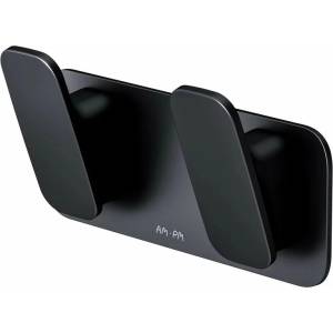 AM.PM Inspire 2.0 двойна закачалка за дрехи, матово черна (A50A35622)