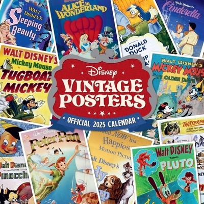 Disney Vintage Posters, 30 x 30 cm 2025