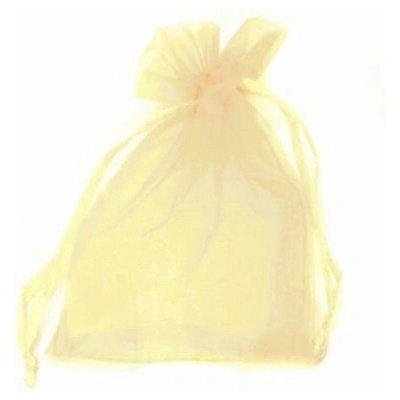 Dárkový sáček organza 15x23cm krémový (pytlík z organzy - krémová)