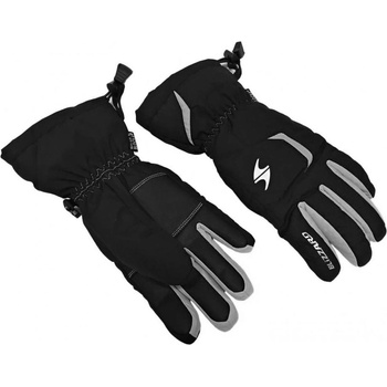 Blizzard rider junior ski gloves back silver