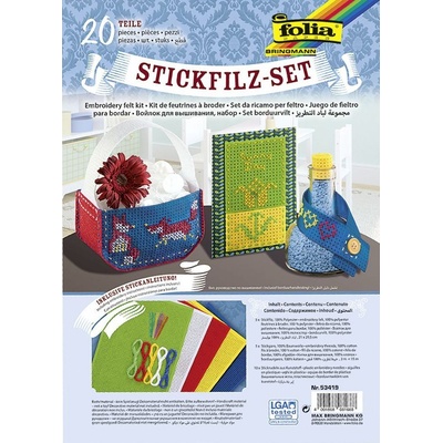 folia Творчески комплект Folia - Първи стъпки в бродирането (4001868081688)