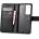 ICARER Кожен калъф iCarer Wallet Case за Samsung Galaxy S23 Plus, черен (AKSM08-BK)