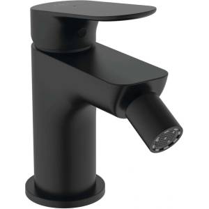 Ideal Standard Ceralife O - Смесител за биде с чучур Click-Clack, BlueStart, копринено черен BE021XG (BE021XG)