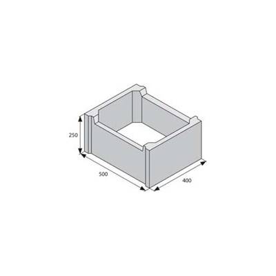 BEST ZTRACENÉ BEDNĚNÍ 50 výška 250mm, přírodní v.250/š.500/d.400