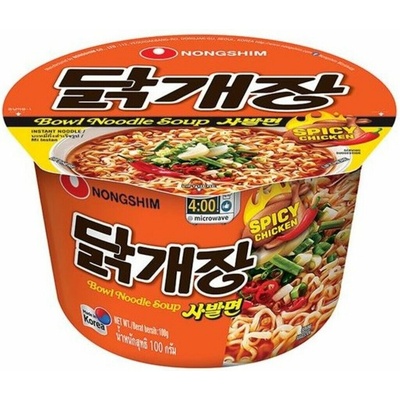 Nongshim Rezance veľká šálka kuracie ostré 100 g