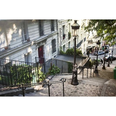 Dimex MS-5-0710 Vliesová fototapeta Schody na Montmartre rozměry 375 x 250 cm