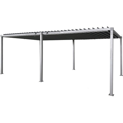 Garden Point terasová pergola Malaga 3x6 m Antracitová