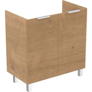 Ideal Standard Eurovit+ - Шкафче за умивалник, 84x80x44 см, 2 врати, панти ляво/дясно, дъб R0262Y8 (R0262Y8)