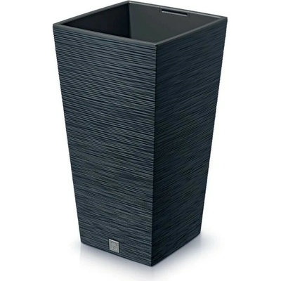 Prosperplast Kvetináč FURU SQUARE 26,5 cm antracitový