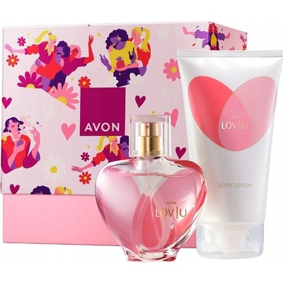 Avon Lov U EDP 50 ml + balzám 150 ml dárková sada