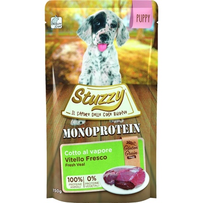Stuzzy Monoprotein Puppy telecí 150 g