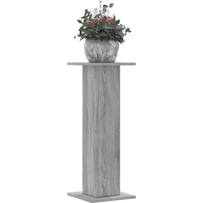 vidaXL Стойки за растения 2 бр сив сонома 30x30x80 см инженерно дърво (3307869)