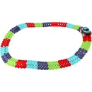 Teddies Autodráha barevná pružná 138 ks auto na baterie se světlem