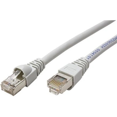 Telegärtner 21.15.3501 S/FTP patch, kat. 6a, LSOH, 0,25m, šedý