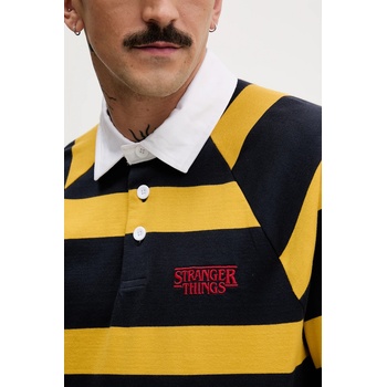 Benetton Памучна блуза с дълги ръкави United Colors of Benetton x Stranger Things (3T6YU302P)