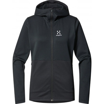 Haglöfs W mikina Lark Mid Hood dámská černá