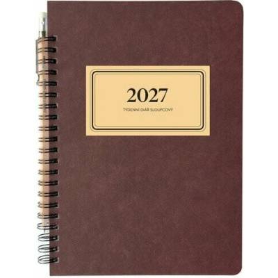 Bobo Blok A5 týdenní 2027 černý