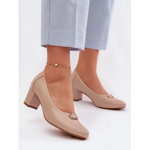 Step in style Дамски дебел ток модел 227173 Step in style