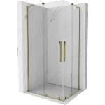 Mexen Velar L Duo плъзгаща душ кабина 100 x 90 см, прозрачна, златна - 871-100-090-02-03-50 (871-100-090-02-03-50)