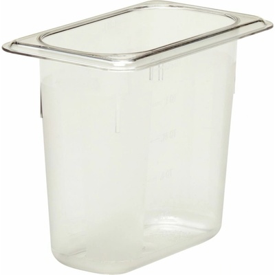 Cambro Nádoba Camwear GN 1/9 z polykarbonátu, Cambro, GN 1/9, 1,4 L, Priehľadná, 108x176x(H)150mm