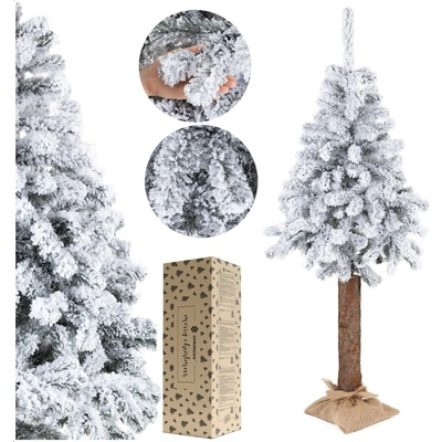 Springos CT0202 ZASNĚŽENÝ SMRK NA KMENI 180 CM