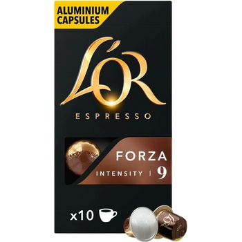 L'OR Алуминиеви кафе капсули за Nespresso L'OR Forza 10 x 5, 2 г (4070427-8711000357934)