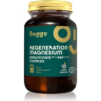 Beggs Magnesium bisglycinate 380 mg + P5P COMPLEX 1,4 mg 60 kapslí