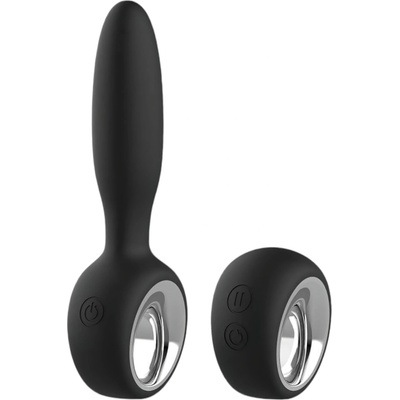 Aixiasia Dylon-Remote - безжичен анален вибратор с акумулатор (черен)