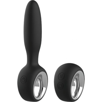 Aixiasia Dylon-Remote - безжичен анален вибратор с акумулатор (черен)