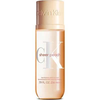 Calvin Klein Sheer Peach Unisex Hair & Body Perfume Mist Telové spreje 236 ml