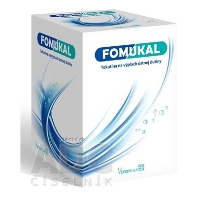 Fomukal tekutina na výplach ústnej dutiny roztok A + B 30 dávok 900 ml