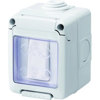 Gewiss 27 Combi č.1 16A IP55 šedá GW27831
