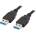 Acer Lanberg usb-a m/m 3.0 1, 0 м дълъг черен кабел (ca-usba-30cu-0010-bk)