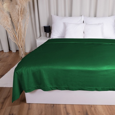 Biante přehoz na postel Zamatový Velvet Prémium SVP-032 Zelený 220 x 240 cm